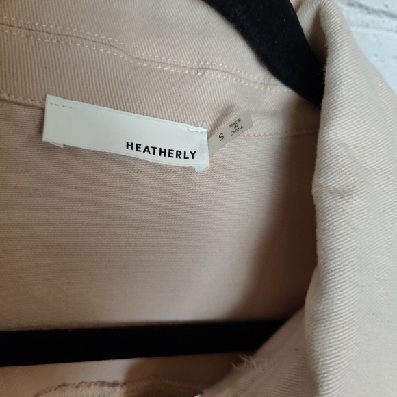 Heatherly Piper Coverall Crop Jumpsuit Putty Short Sleeve NEW Size Small - Picture 6 of 10